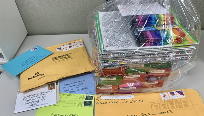 Letters & care packages help you stay connected with seniors when you can't visit