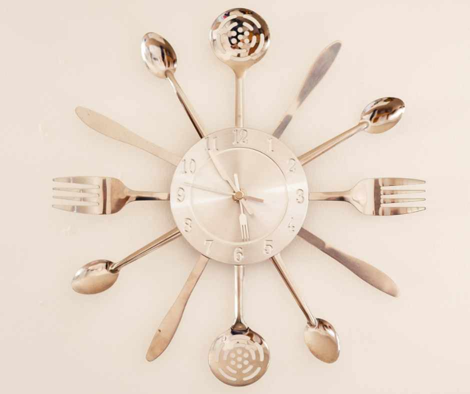 Silverware clock: timing is everything when you share your holiday dinner with Alzheimer's